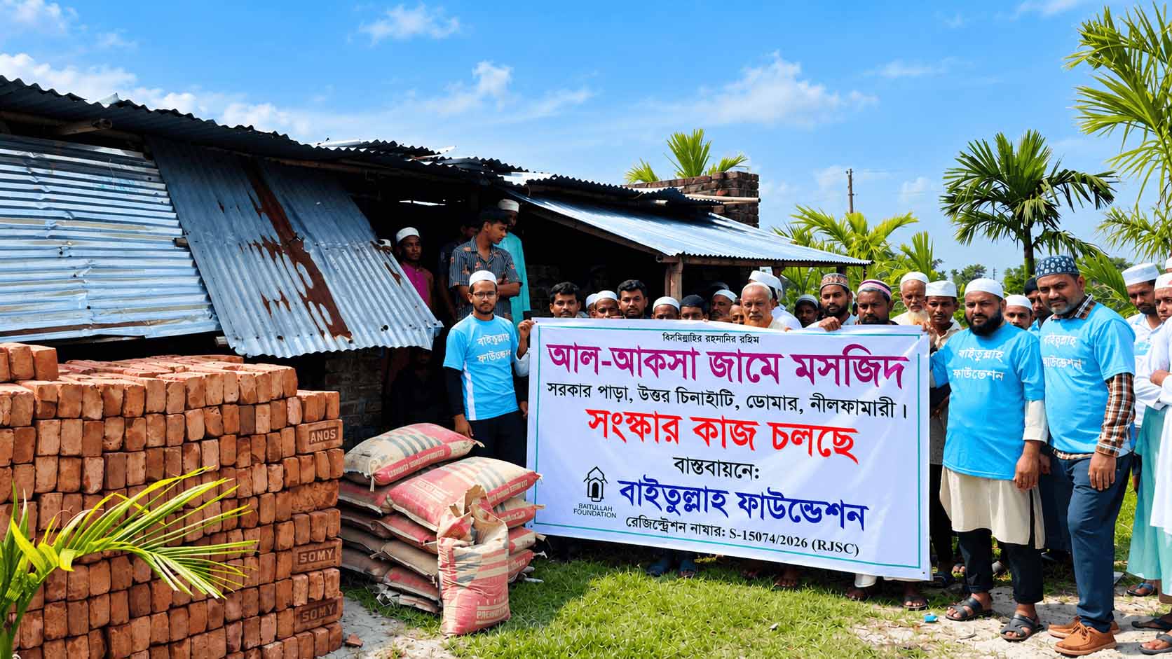 মসজিদ সংস্কার ও পুনঃনির্মাণ